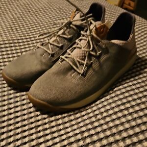 OluKai Gray and Tan Men's Sneakers